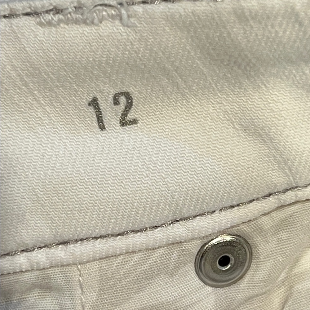 Tommy Bahama White Ella Twill Mini Jean/Denim Skirt Size 12 - Picture 11 of 16